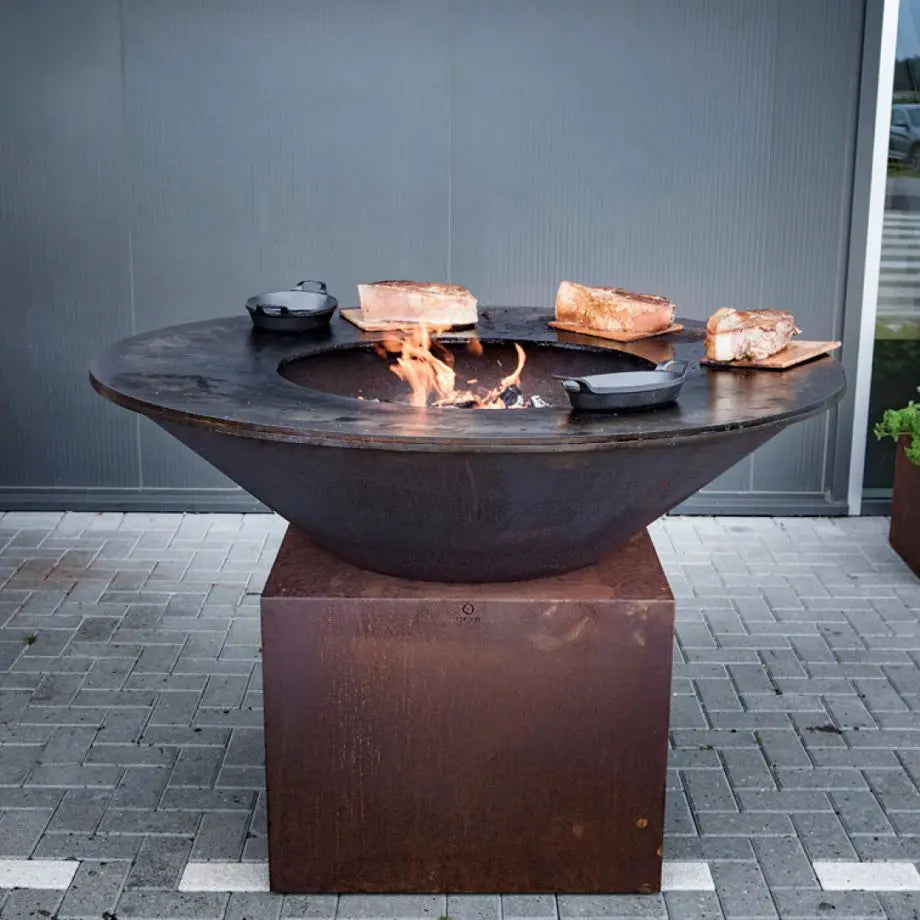 Classic corten XL 150 cm fire grill