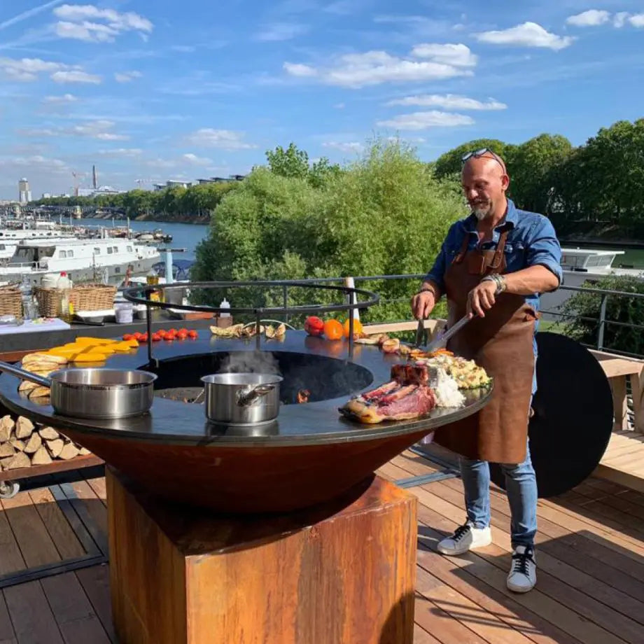 Classic corten XL 150 cm fire grill