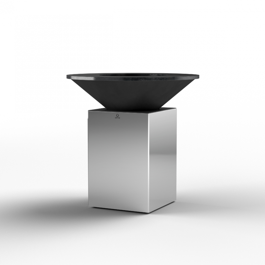 Mirrored, Stainless Steel Grill 100 cm