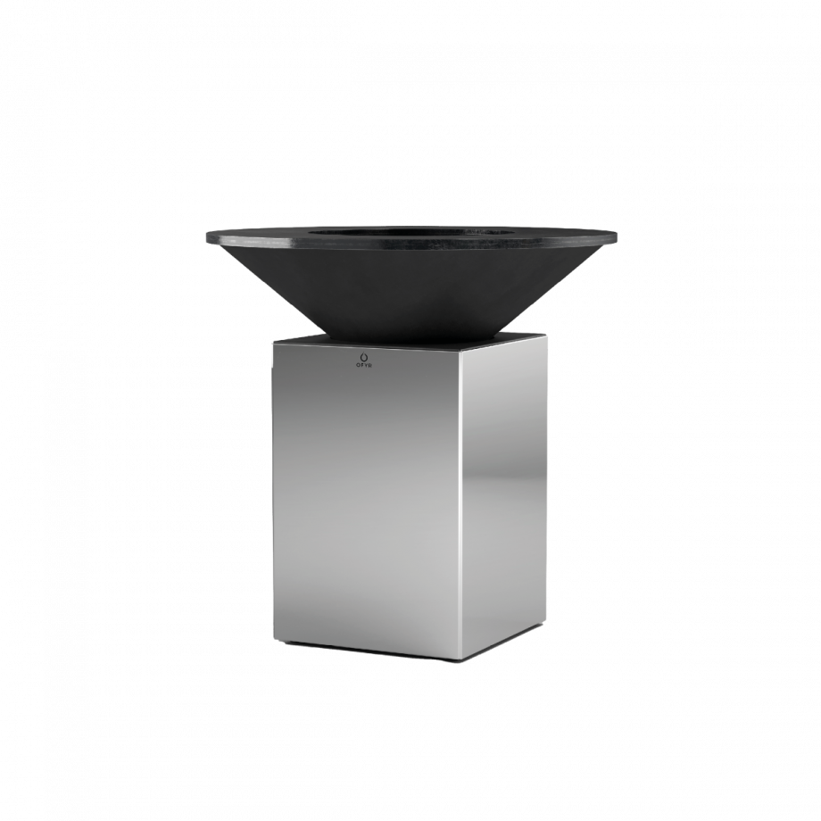Mirrored, Stainless Steel Grill 100 cm