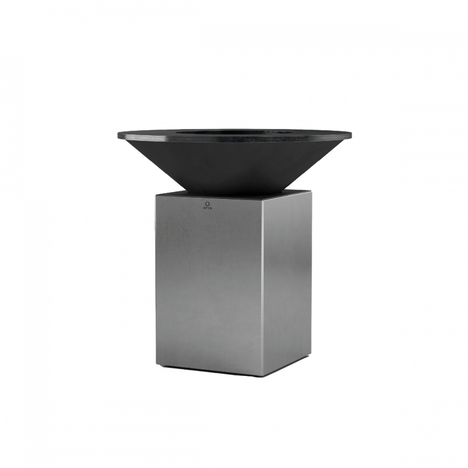 Brushed stainless steel 100 cm grill