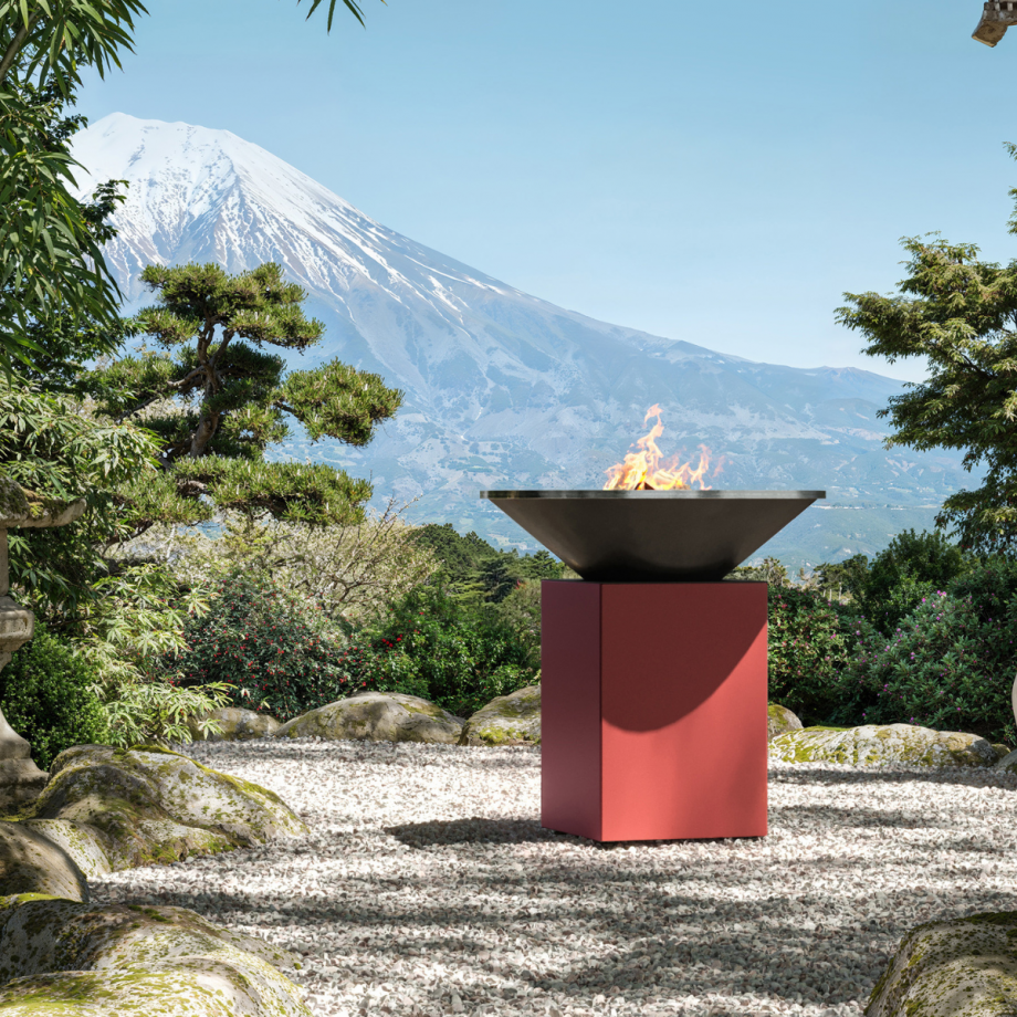 Oxide Red 100 cm grill